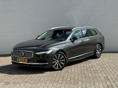 Volvo V90 - 2.0 T6 PHEV AWD SOH85% Automaat Adaptive cruise Climate Stuur-stoelverwarming Leer Apple /