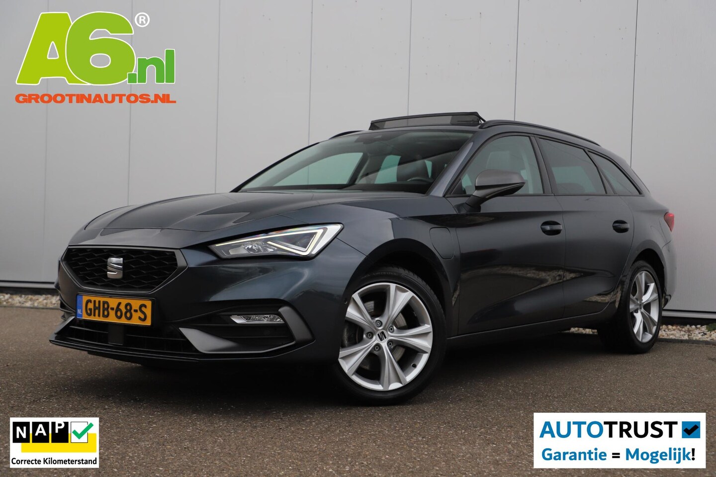 SEAT Leon Sportstourer - 1.4 TSI eHybrid PHEV FR Business Intense 204PK Automaat Panoramadak Carplay Android Naviga - AutoWereld.nl