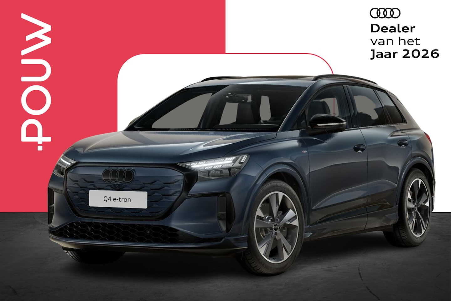 Audi Q4 e-tron - 286pk S Edition Performance 82 kWh | Panoramadak | Trekhaak Wegklapbaar - AutoWereld.nl