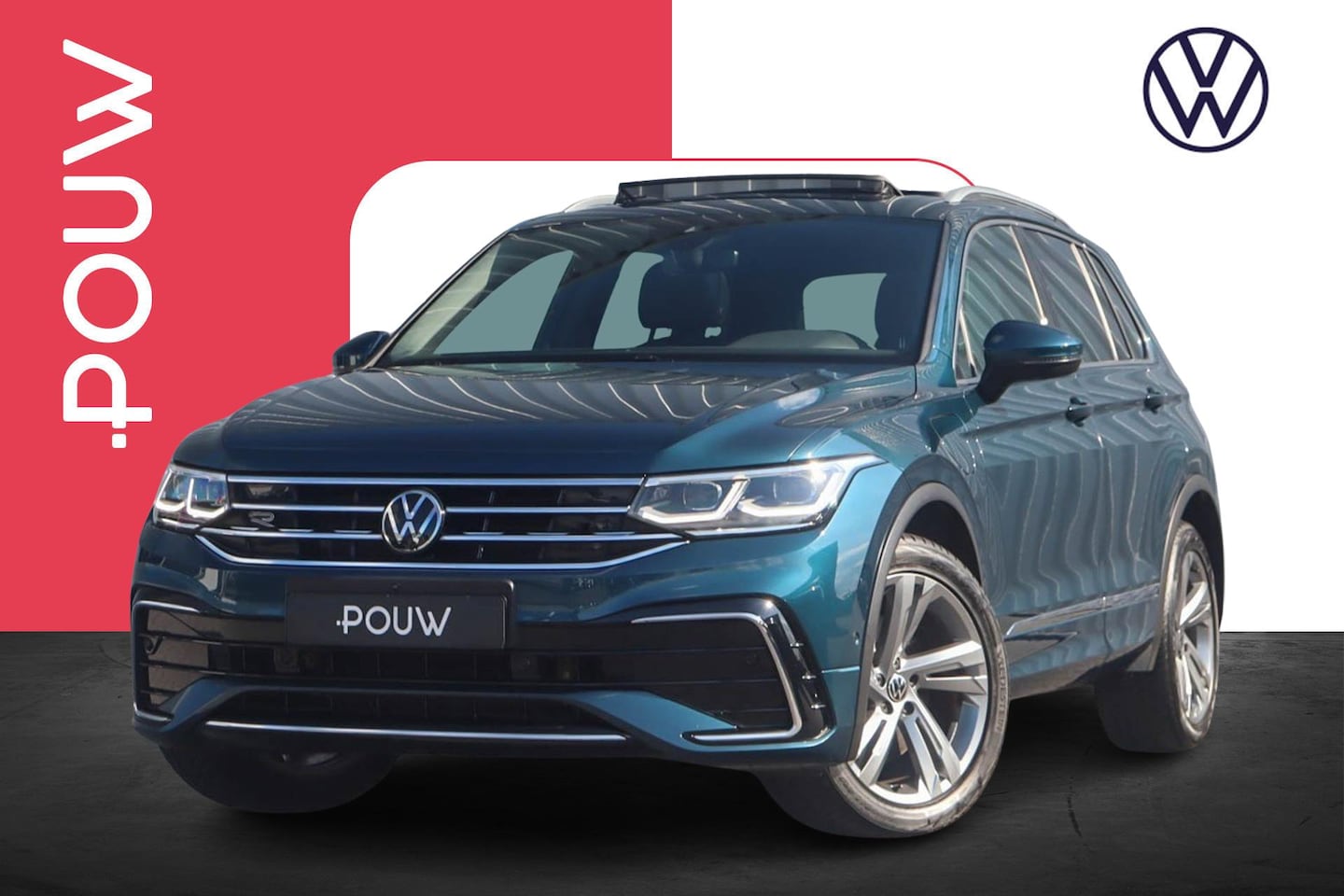 Volkswagen Tiguan - 1.4 TSI eHybrid 245pk R-Line Business | Panoramadak | Trekhaak | Rondomzicht Camera - AutoWereld.nl