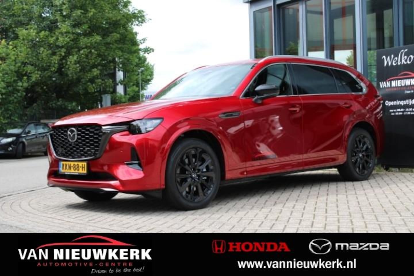 Mazda CX-80 - 2.5 e-Skyactiv PHEV 327pk AWD 8AT Homura Plus | Captain Chairs | CarPlay & Android | 360 C - AutoWereld.nl