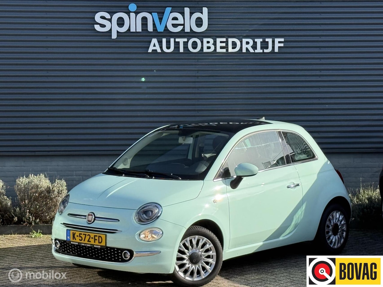 Fiat 500 - 1.2 Lounge - Panorama - Navi - - AutoWereld.nl