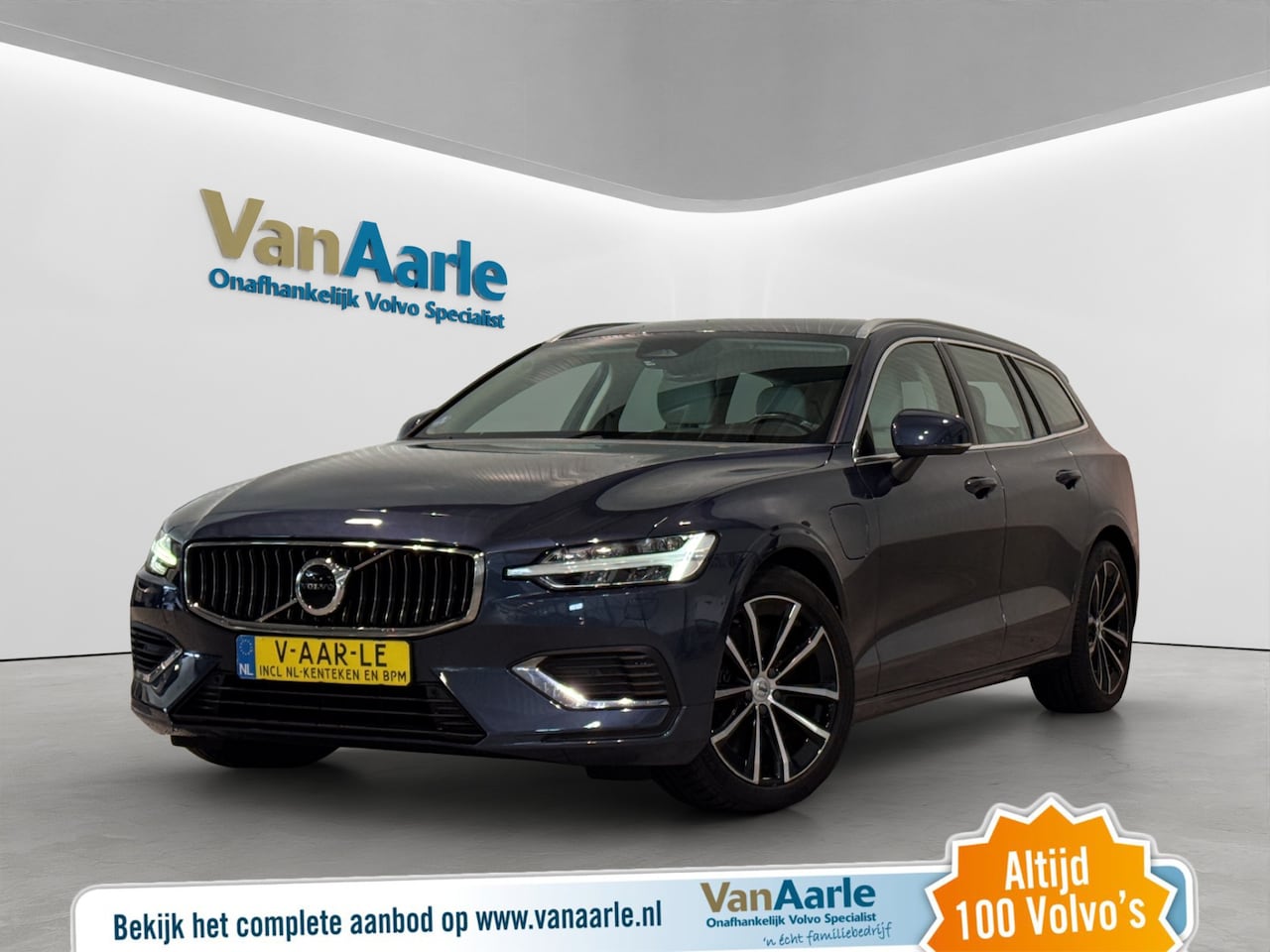 Volvo V60 - T6 Aut. Plug-in Hybrid Long Range Bright ACC Parkeercamera Leder 350pk - AutoWereld.nl