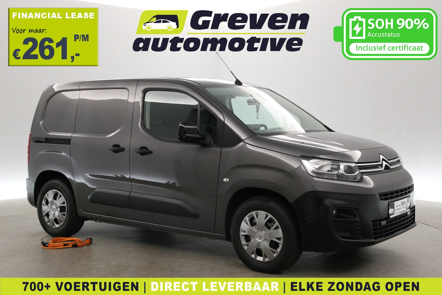 Citroën ë-Berlingo - 136PK 50 kWh | Snelladen | SOH 90% | 3 Zits | Clima | Camera | Carplay | Trekhaak | Parkee - AutoWereld.nl