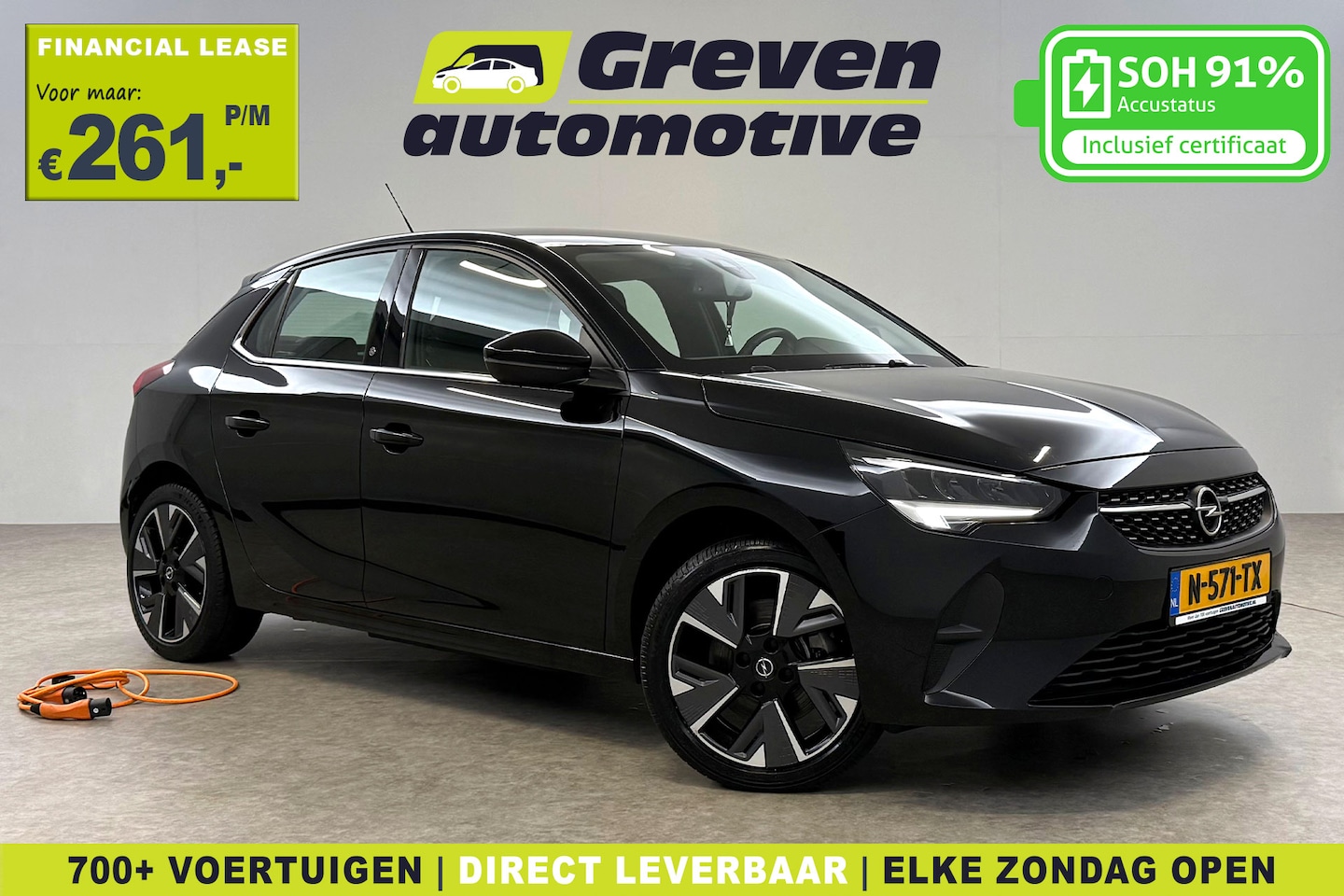 Opel Corsa-e - Elegance 50 kWh | Snelladen | SOH 91% | Clima | Cruise | Carplay | Virtual | LED | Parkeer - AutoWereld.nl