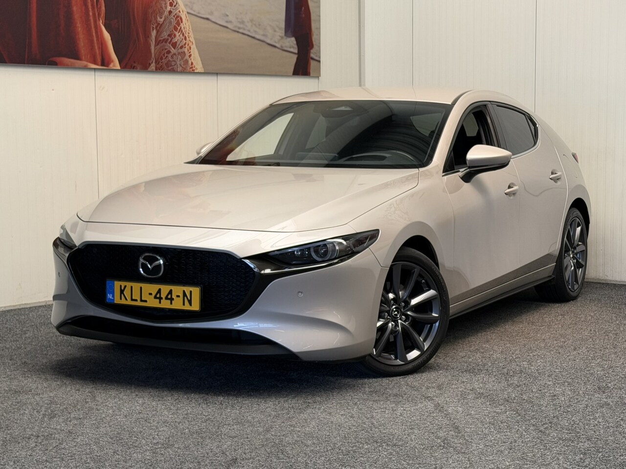Mazda 3 - 2.0 E-SKYACTIV-G M HYBRID 122 PK AUTOMAAT EXCLUSIVE-LINE NAVIGATIE 360 CAMERA ADAPTIVE CRU - AutoWereld.nl
