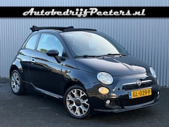 Fiat 500 C - 500c 0.9 TwinAir 500S Leder Interscope Airco USB 4-Seizoensbanden NL-auto