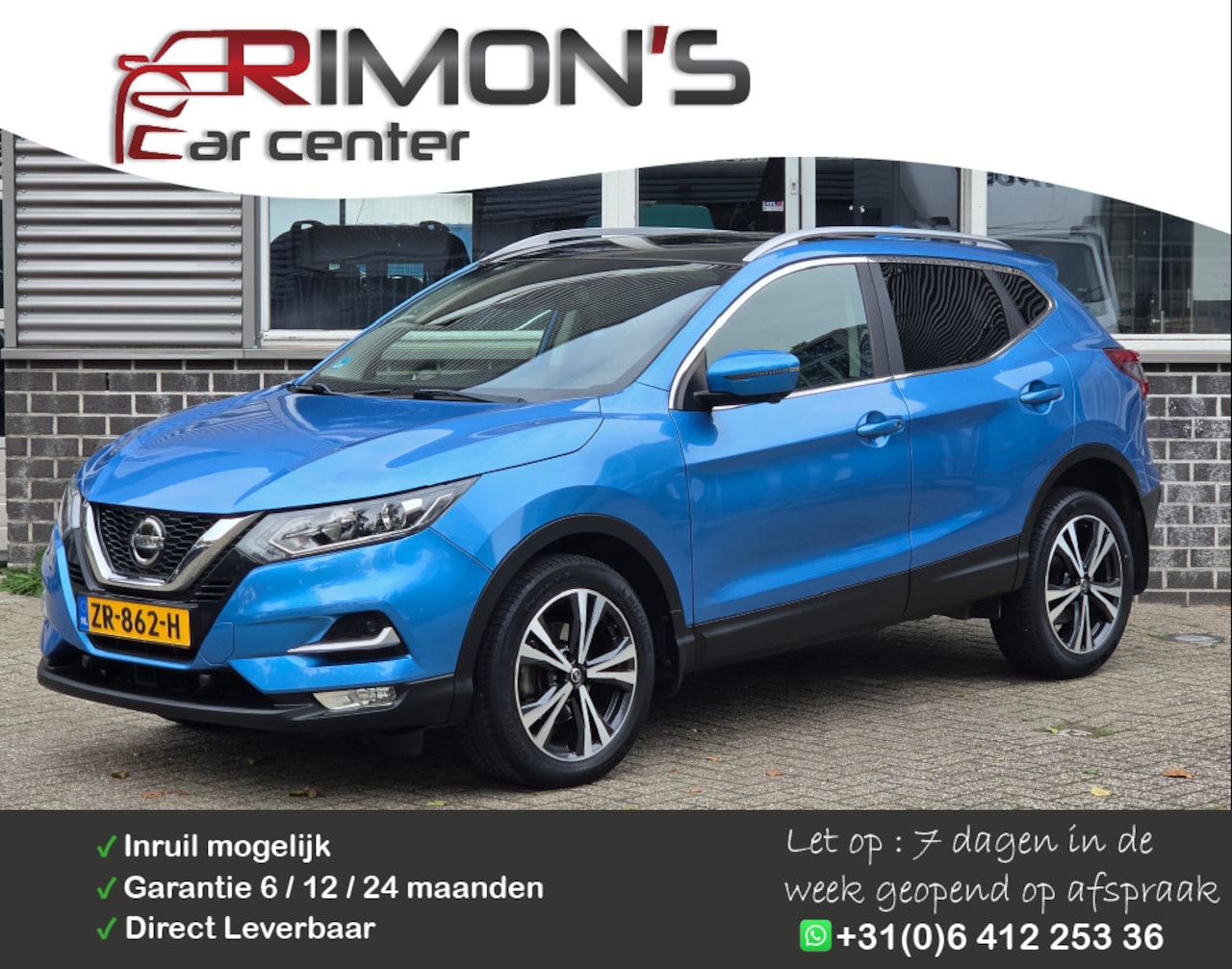 Nissan Qashqai - 1.3 DIG-T N-Motion Automaat 12 M Garantie Pano Navi Camera - AutoWereld.nl