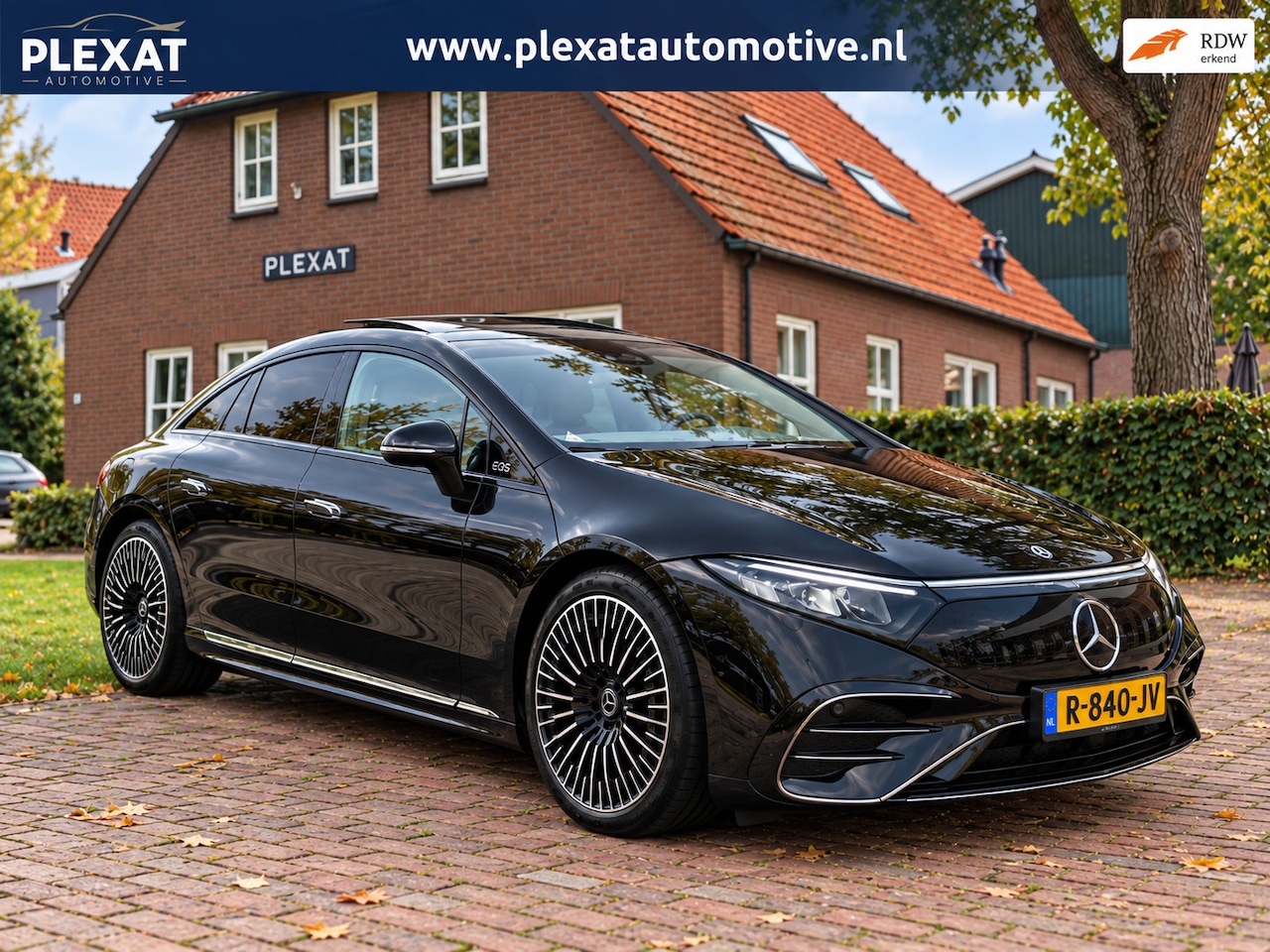 Mercedes-Benz EQS - 450+ Business Line+ AMG 108 kWh Aut. | AMG-Pakket | Achterasbesturing | Nightpakket | Mid- - AutoWereld.nl
