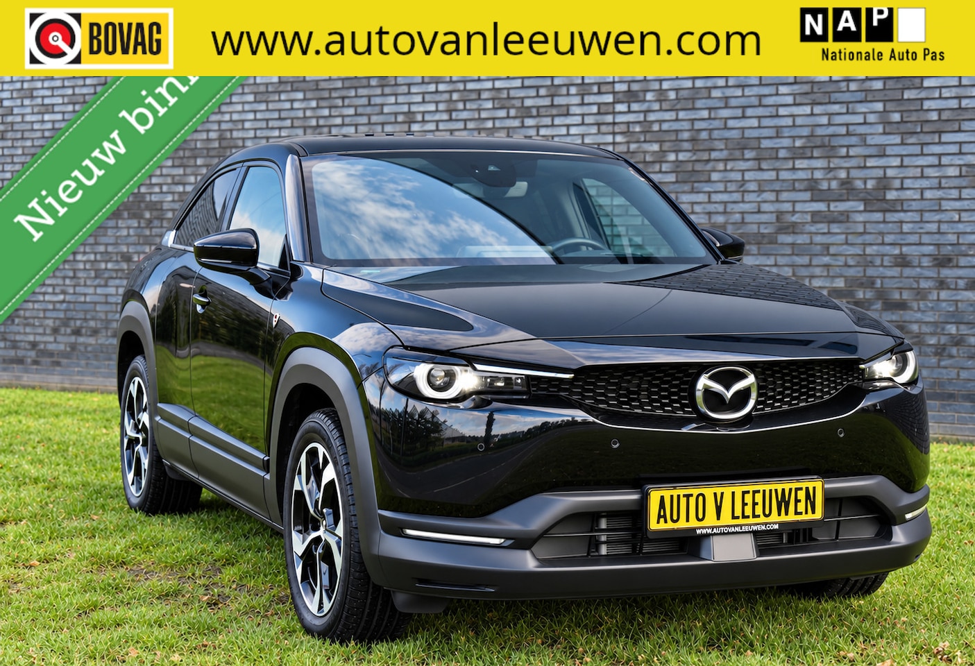 Mazda MX-30 - e-SkyActiv R-EV 170 Makoto Plug In OPEN DAK/BOSE/HEAD UP/360° CAMERA/ETC! - AutoWereld.nl