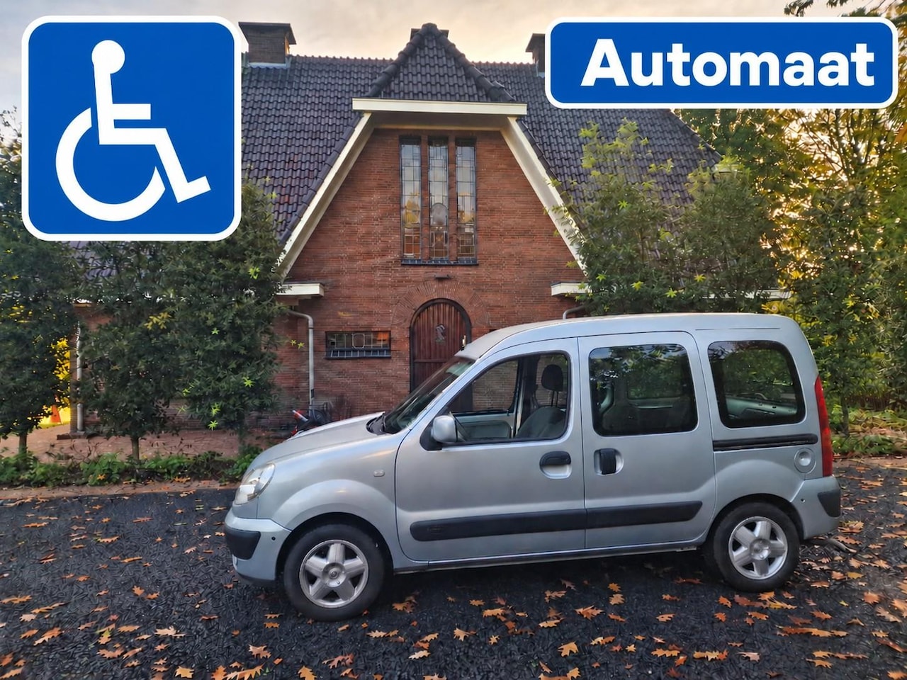 Renault Kangoo - 1.6-16V Privilège | Rolstoelauto 3+1 | Bierman Knielsysteem - AutoWereld.nl