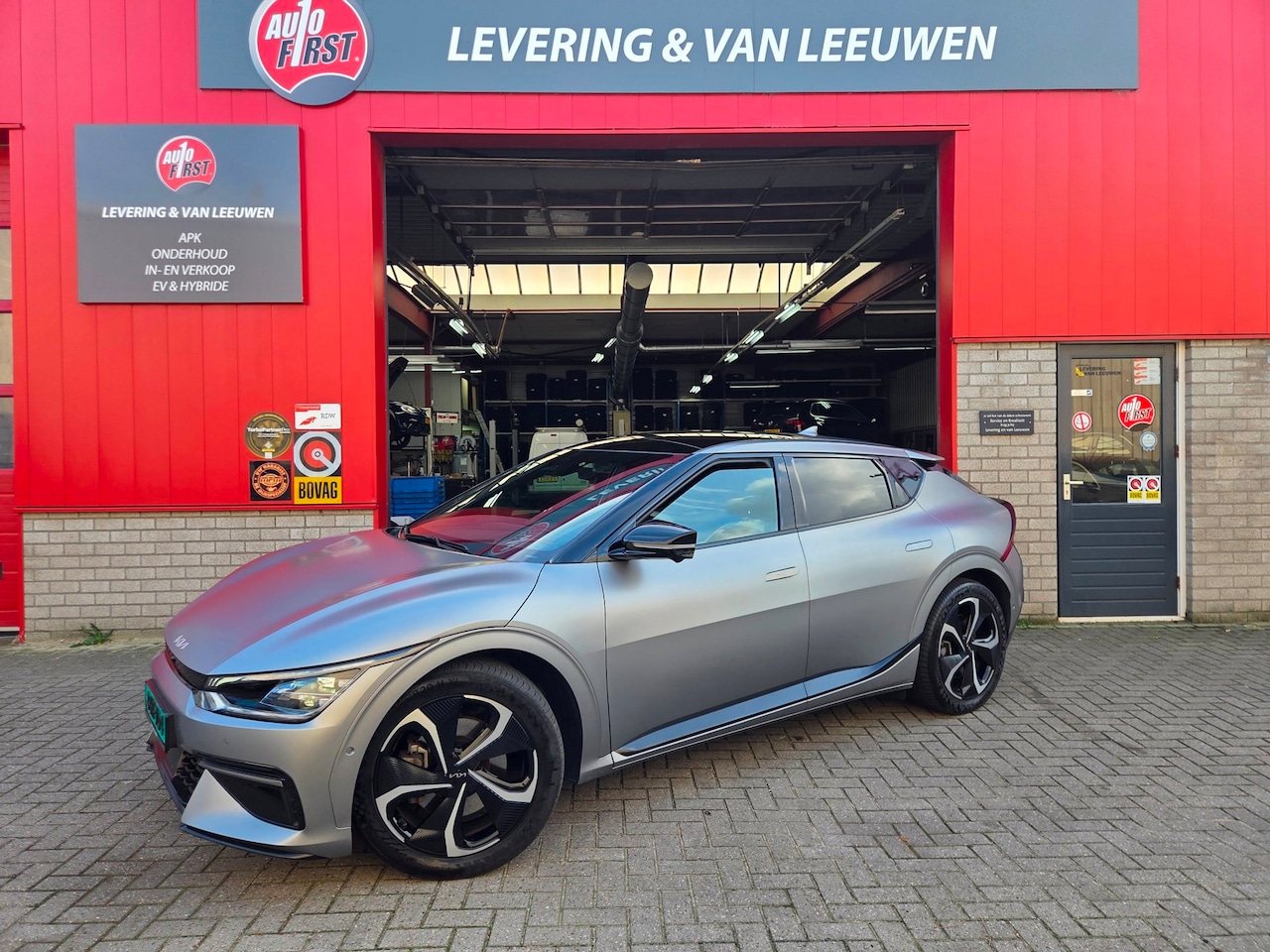 Kia EV6 - GT-Line 77.4 kWh Stoelverwarming + koeling/ Achterbank verwarming/ Pano/ 360 camera/ Rijkl - AutoWereld.nl