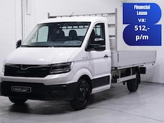 MAN TGE - 3.140 140 pk DSG Aut. Pick Up / Open Laadbak Navi, Camera, Trekhaak 3.000 kg, LxBxH 383x22