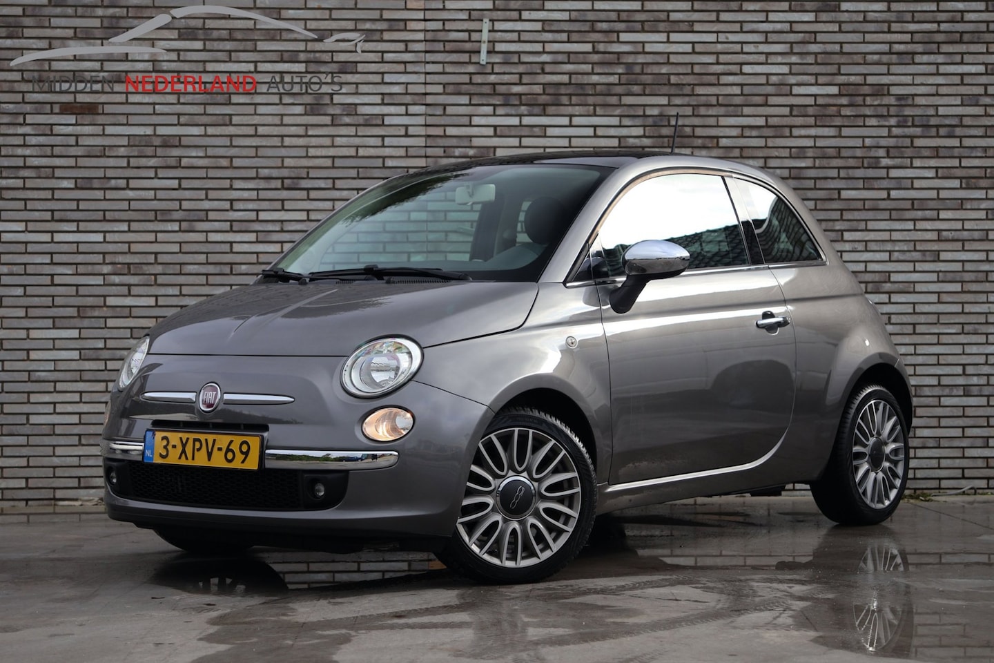 Fiat 500 - 0.9 TwinAir Turbo * AUTOMAAT * PANORAMA * LEER * ONDERHOUD HISTORIE * - AutoWereld.nl