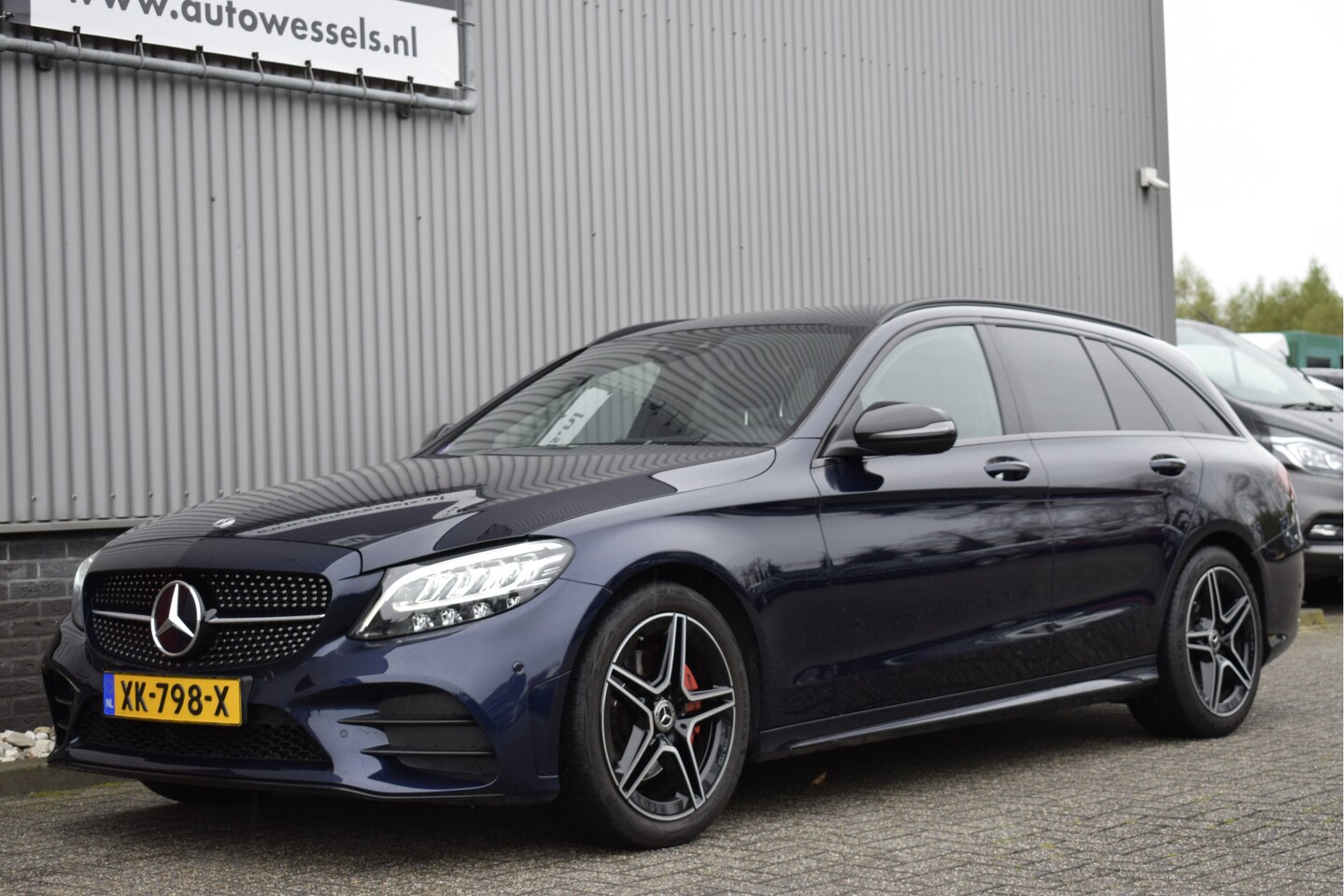 Mercedes-Benz C-klasse Estate - 180 Business Solution AMG Burmeister, Camera, Stoelverwarming, Elek. achterklep, Leder - AutoWereld.nl