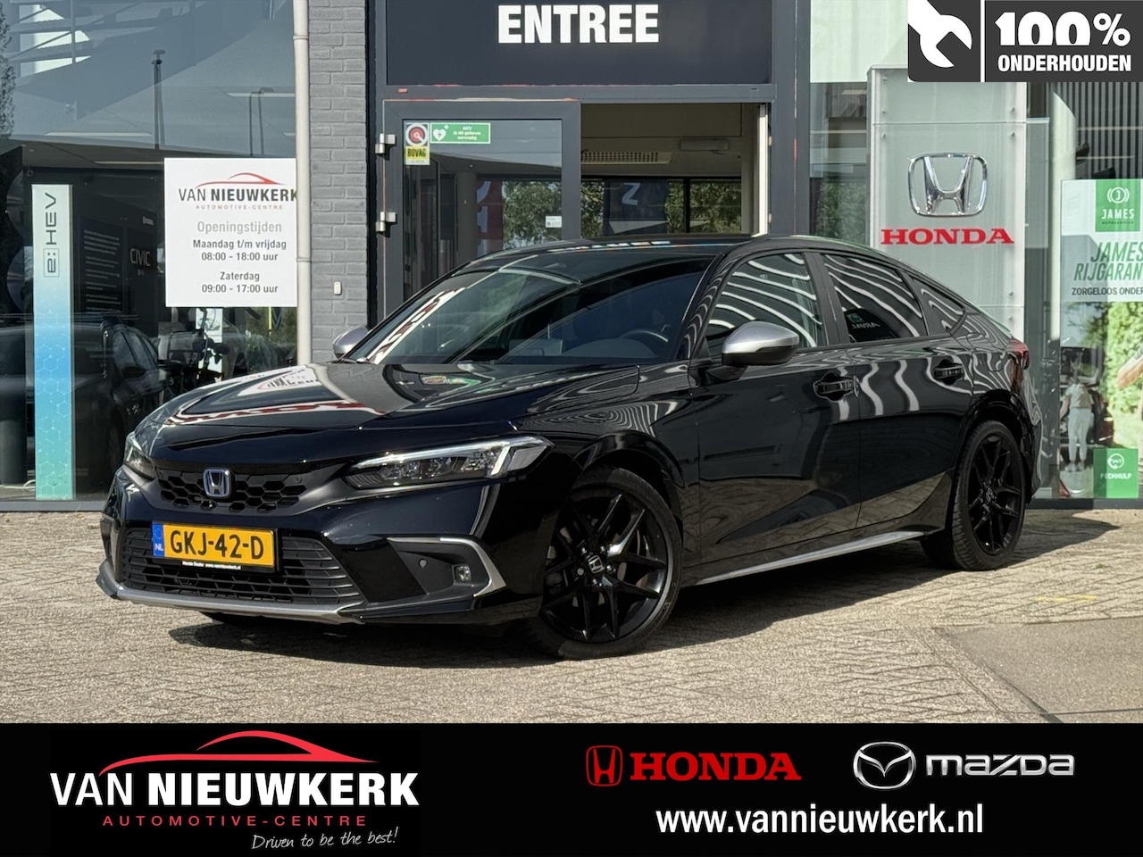 Honda Civic - 2.0 HYBRID 184PK Automaat Sport | ALL IN PRIJS | Clima | Carplay | Stoelverwarming | Nordi - AutoWereld.nl