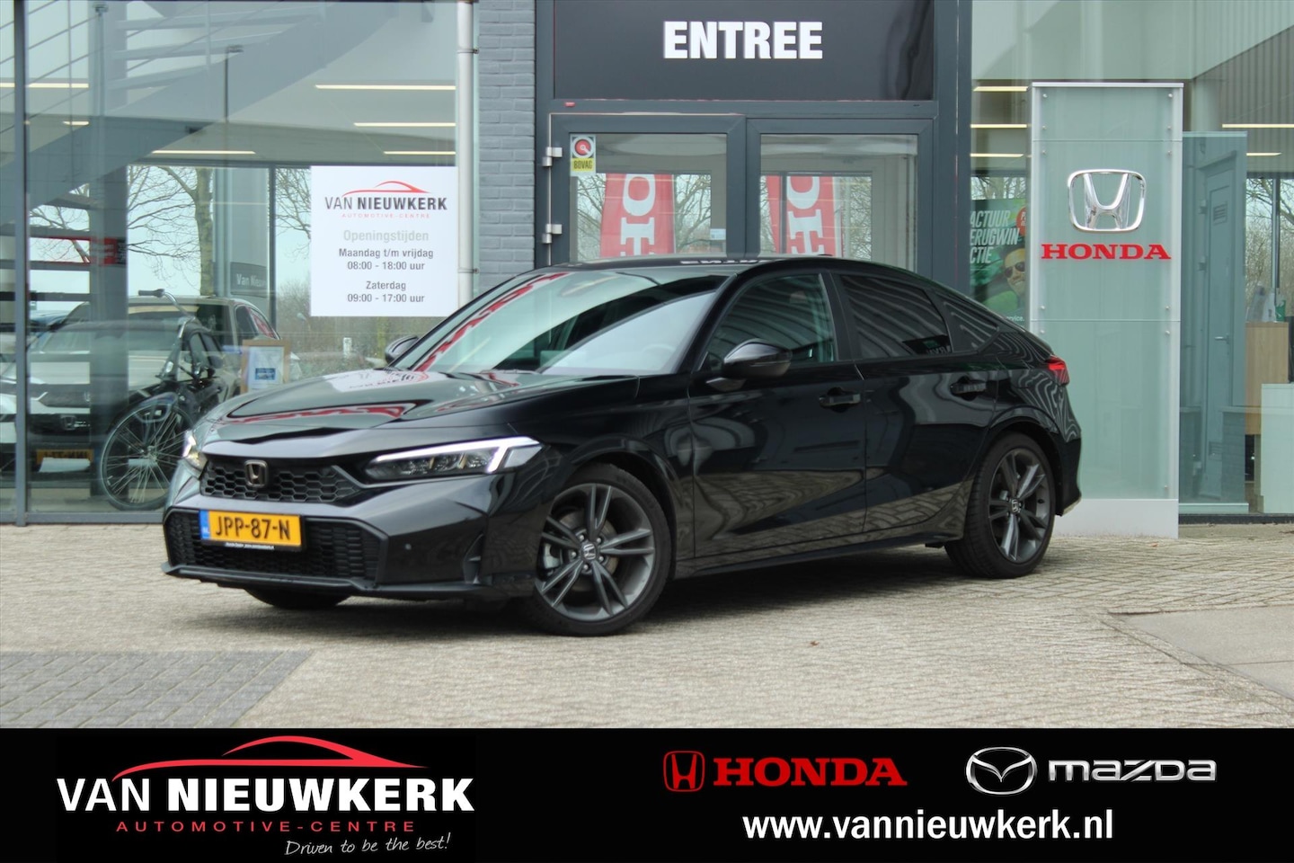 Honda Civic - 2.0 HYBRID 184PK Automaat Sport Black Emblem Pack - AutoWereld.nl