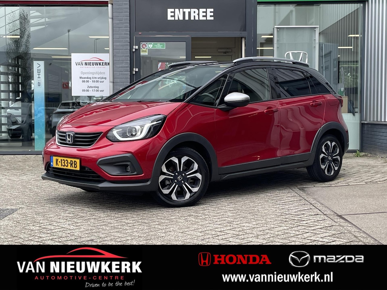 Honda Jazz - 1.5 e:HEV Hybrid Automaat Crosstar | Trekhaak | Carplay & Android | Camera - AutoWereld.nl