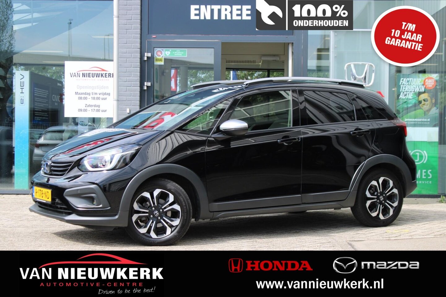 Honda Jazz - 1.5 e:HEV Hybrid Automaat Crosstar | Navi | Carplay & Android | Trekhaak - AutoWereld.nl