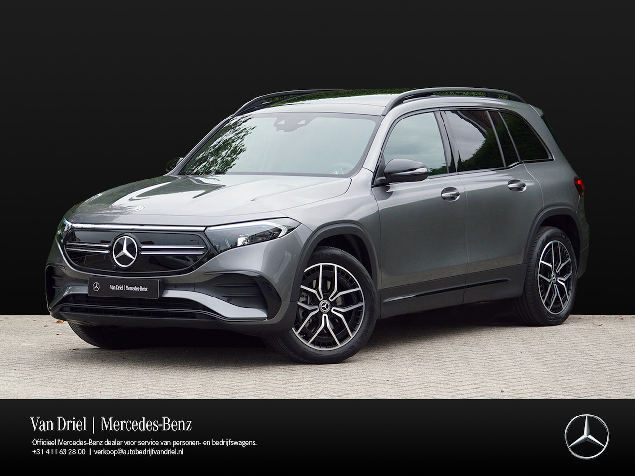 Mercedes-Benz EQB - EQB 300 4M AMG Line Might 67 kWh | Panorama Dodehoek Sfeerverlichting - AutoWereld.nl