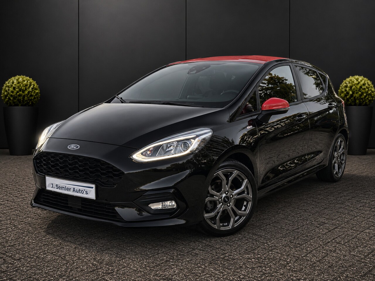Ford Fiesta - 1.0 EcoBoost ST-Line BLACK&RED NAVI B&O CAMERA CLIMA LED PDC STOELVERW - AutoWereld.nl