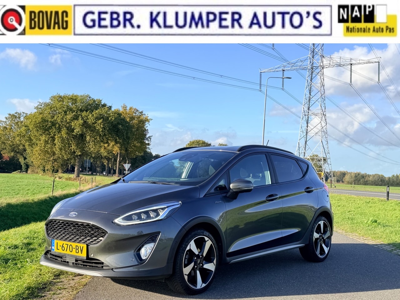 Ford Fiesta - 1.0 EcoBoost Active X B&O, LED, Carplay, Trekhaak, Full option! - AutoWereld.nl