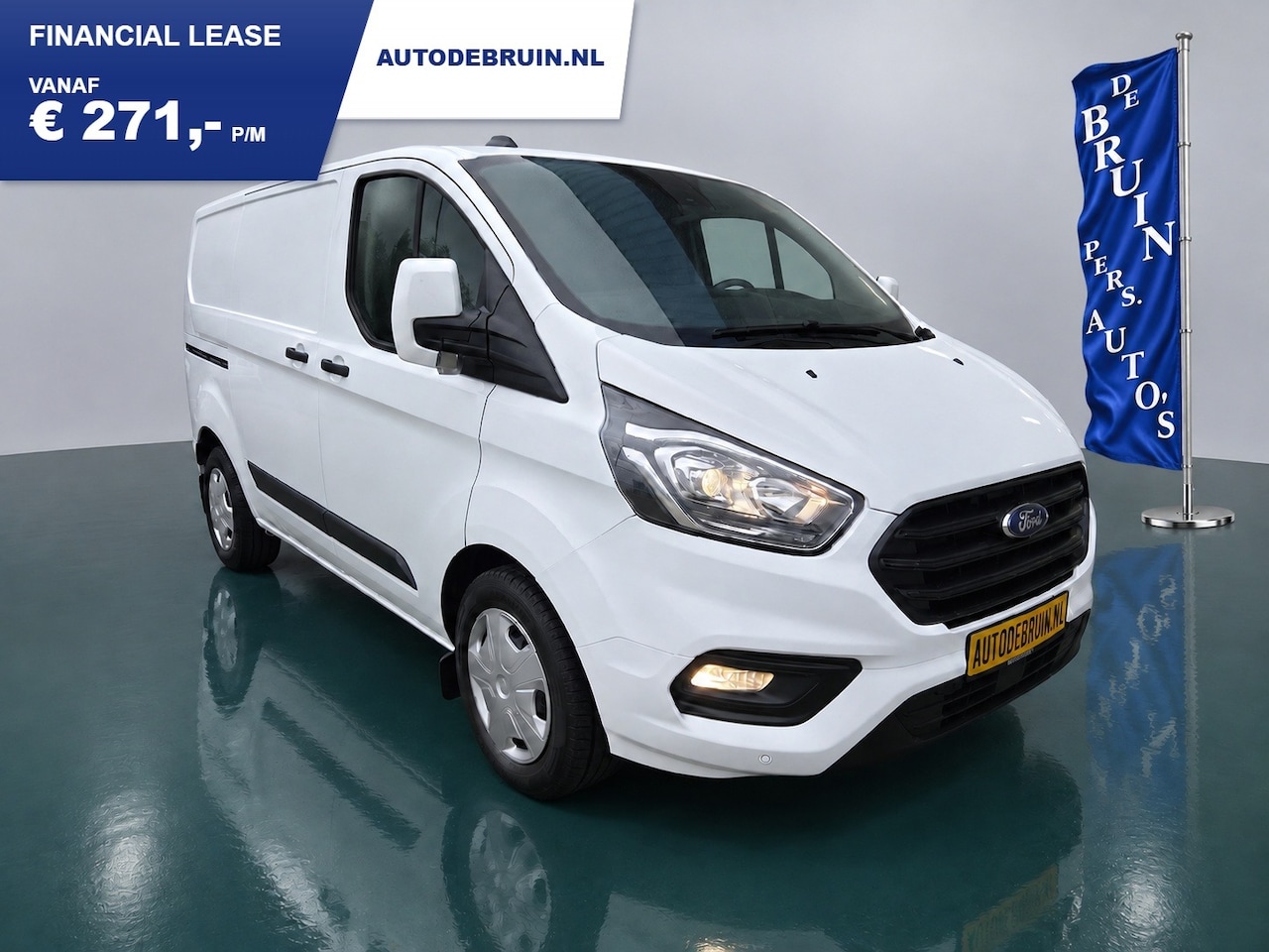 Ford Transit Custom - Automaat 2.0 TDCI 130Pk Trend Airco Cruise control Achteruitrijcamera Werkplaatsinrichting - AutoWereld.nl