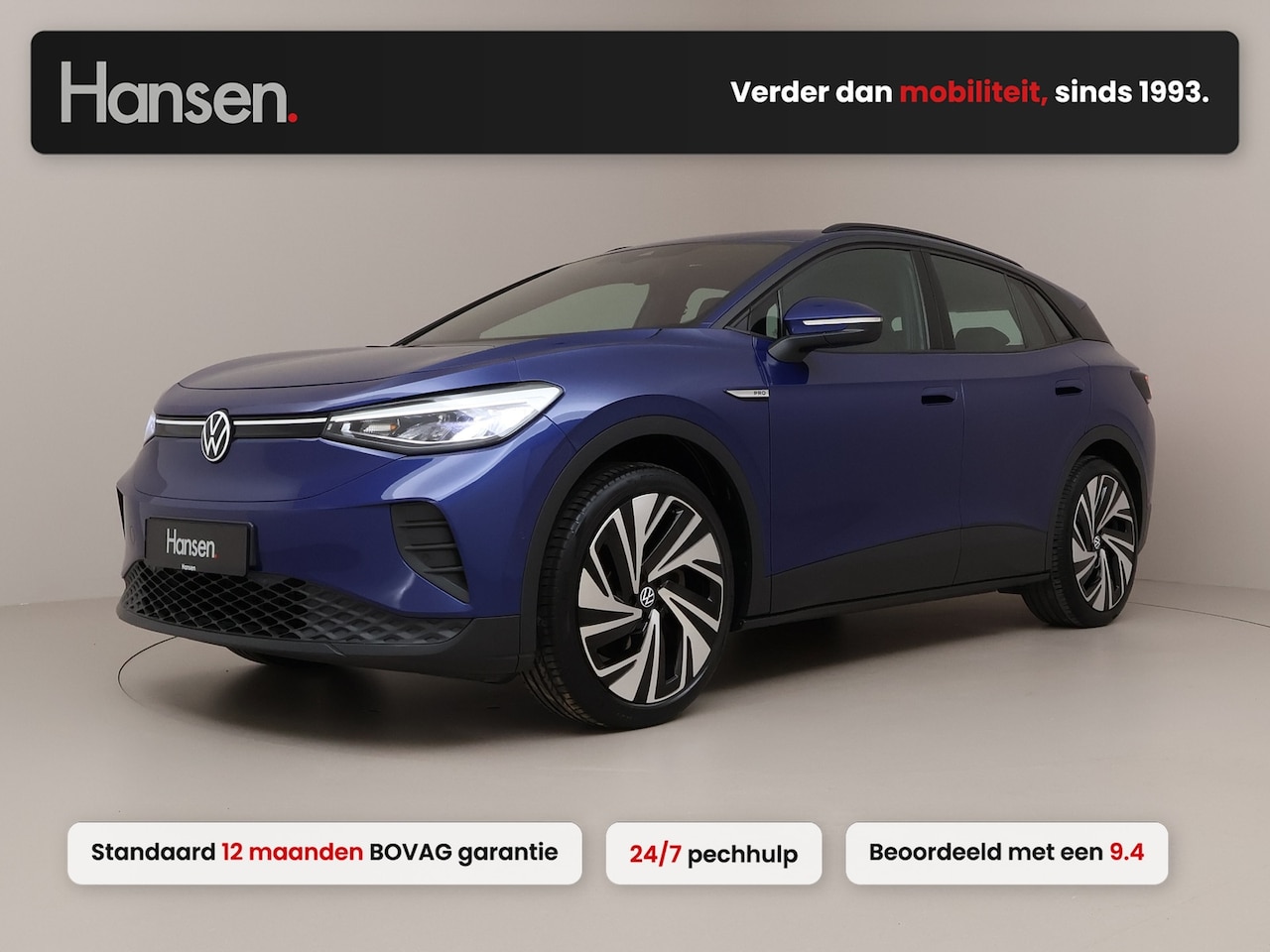 Volkswagen ID.4 - Pro Performance 77 kWh I 94% SOH I Elek. Trekhaak I Adaptive Cruise I 21 Inch I Camera I K - AutoWereld.nl