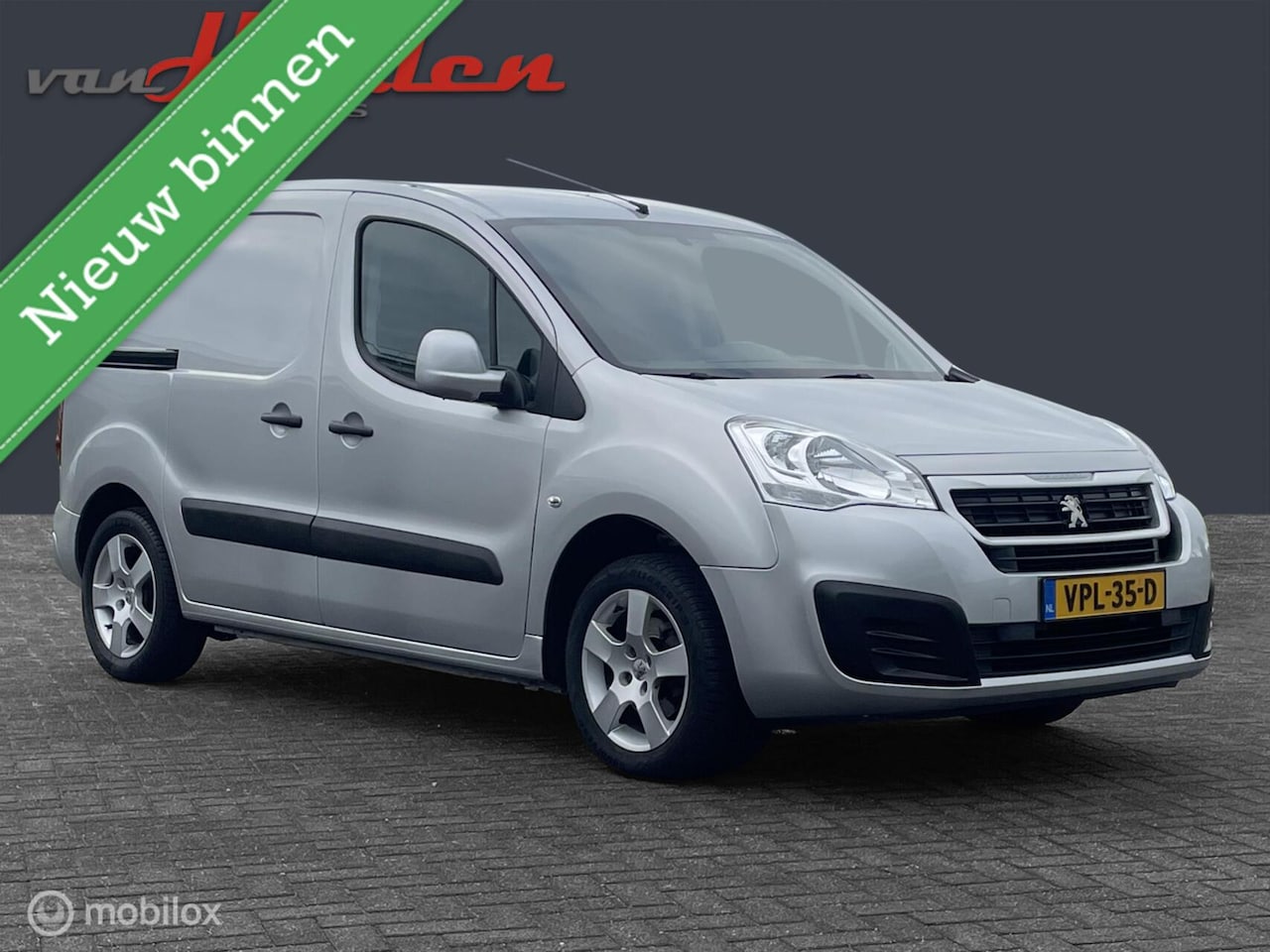 Peugeot Partner - bestel 120 1.6 VTi Pro 3-Zits 2018 Cruise cntr Schuifdeur Trekhaak Airco Etc! - AutoWereld.nl