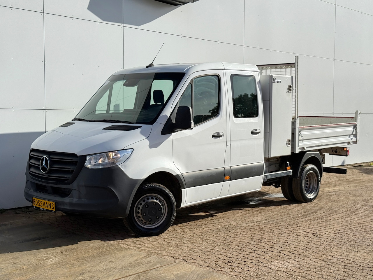 Mercedes-Benz Sprinter - 514 2.2 CDI Automaat Open Laadbak Dubbele Cabine 7 Stoelen 3.5t Trekhaak Cruise Control MB - AutoWereld.nl