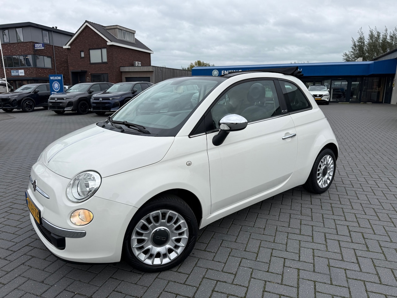 Fiat 500 C - 1.0 TwinAir Pop CABRIO AIRCO ORIGINEEL NL AUTO+NAP - AutoWereld.nl