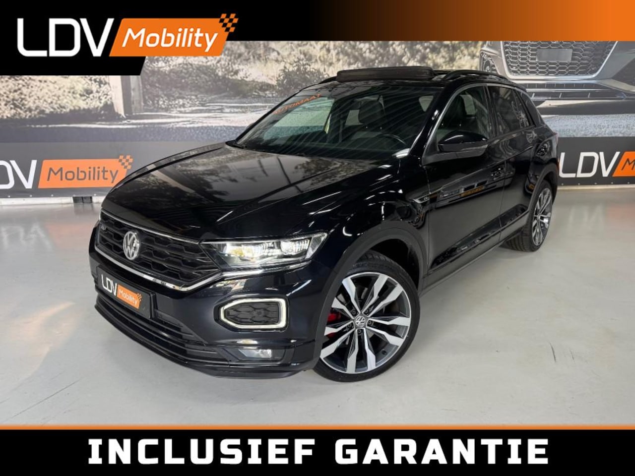 Volkswagen T-Roc - 2.0 SPORT 4MOTION R-line / Pannoramadak / Afneembare trekhaak / LED / ECC / Historie aanwe - AutoWereld.nl