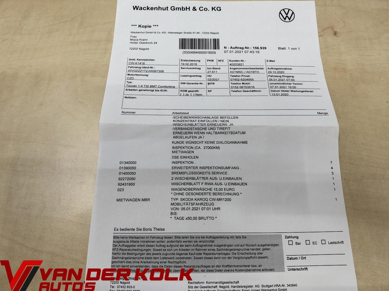 Volkswagen Touran - 1.4 TSI Highline 7p 1.4 TSI Highline 7p - AutoWereld.nl
