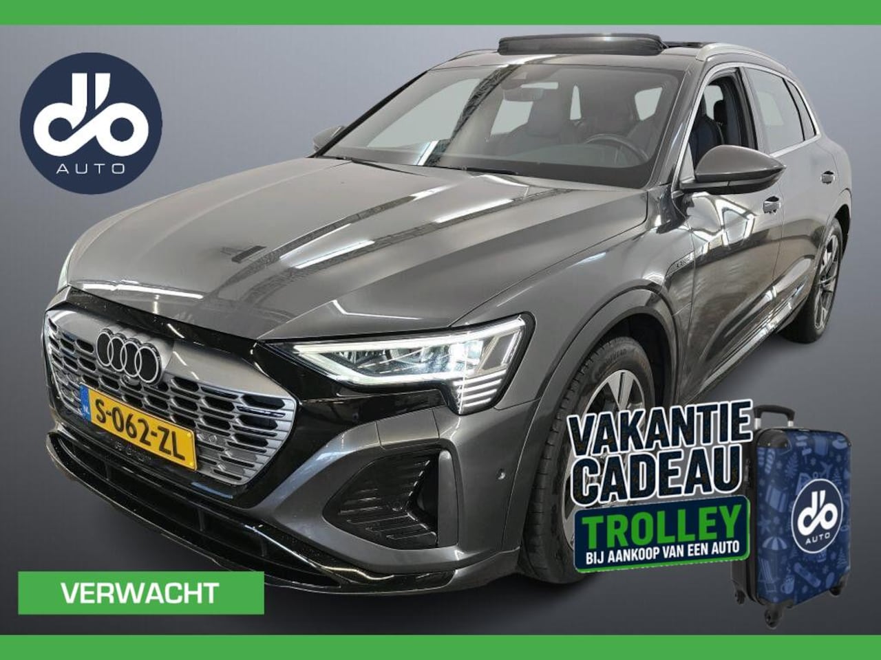 Audi Q8 e-tron - 50 quattro S Edition 95 kWh PANO I B&O I LED MATRIX I ZWARTLEER + MEMORY + WITTE STIKELS - AutoWereld.nl