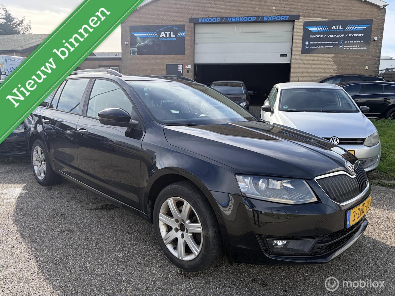 Skoda Octavia Combi - 1.6 TDI Greenline KEYLESS! VOLL! NAVI! - AutoWereld.nl