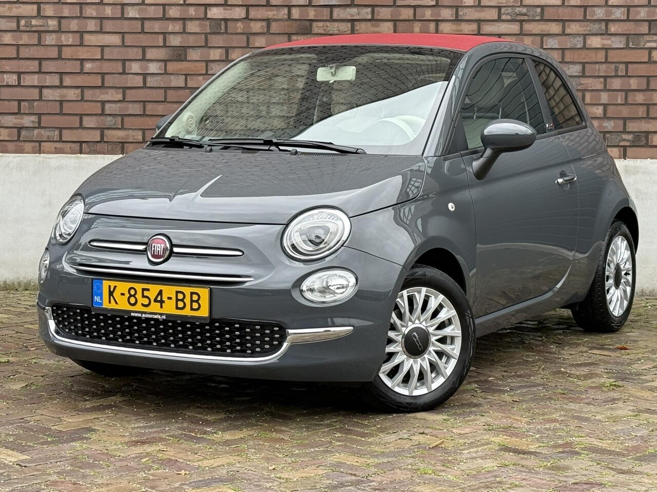 Fiat 500 C - 1.0 Hybrid Lounge / Cabrio Elektrisch Dak / Apple CarPlay-Android / Cruise Control / 1e Ei - AutoWereld.nl