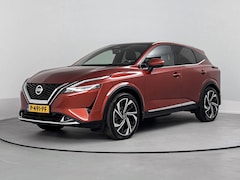 Nissan Qashqai - 1.3 MHEV Xtronic Tekna Plus 1e Eigenaar | Origineel Nederlands | Trekhaak | Lederen Bekled