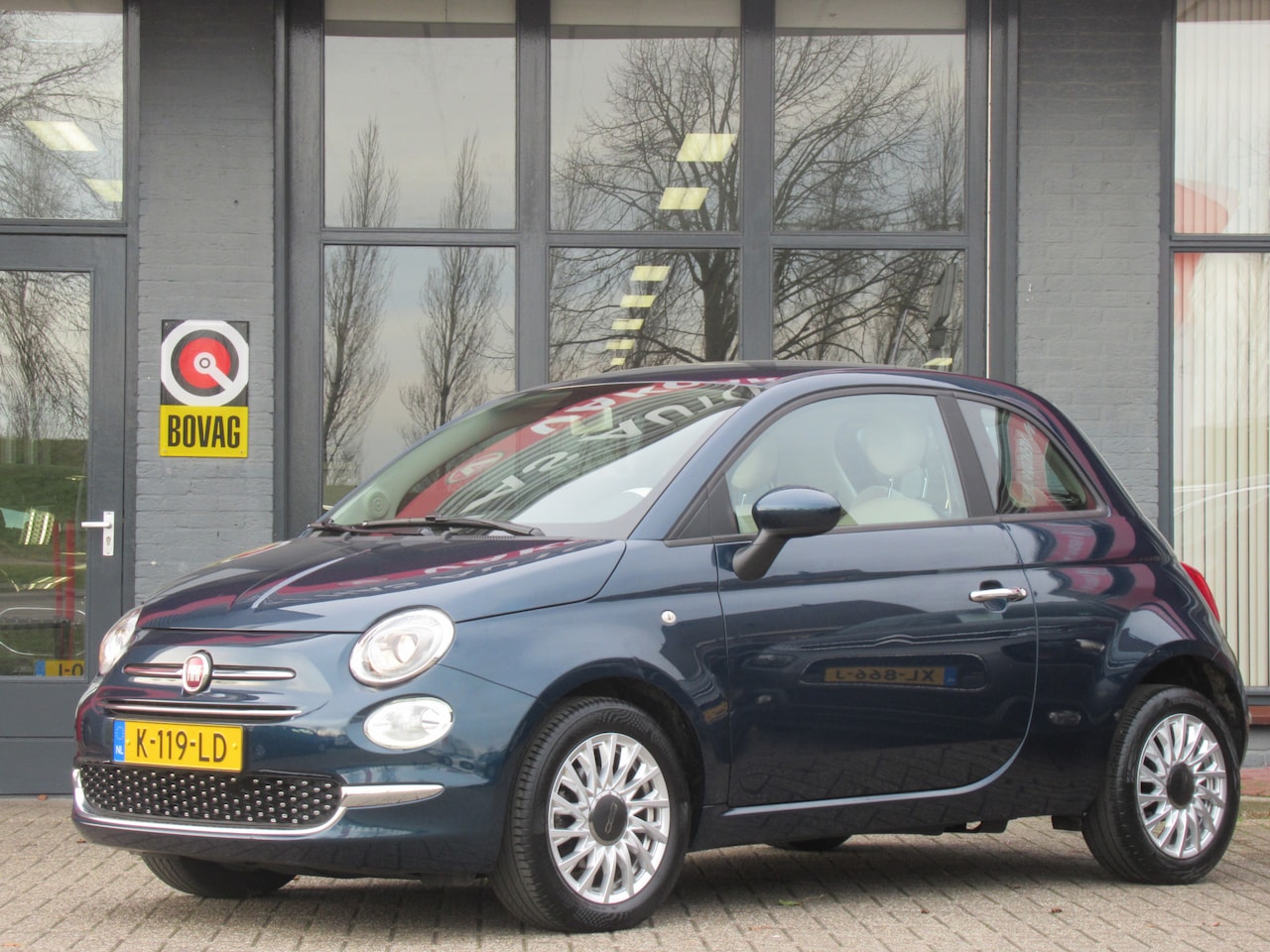 Fiat 500 - 1.0 Mild Hybrid Lounge| 70-PK| | Airco | Android Auto | Parkeersensoren | Incl. BOVAG Gara - AutoWereld.nl