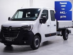 Renault Master - 2.3 dCi 165 pk Kipper Dubbel Cabine 6-Zits Airco, BPM vrij, Cruise Control, Nieuw, Direct