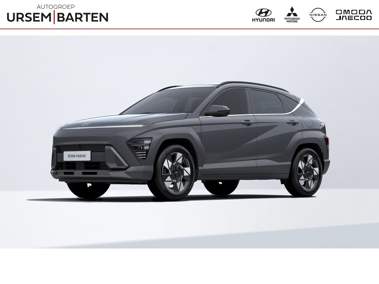Hyundai Kona - 1.6 GDI HEV Premium Sky Ecotronic Gray | NU VOOR €41.290,- INCLUSIEF €3000 KORTING! - AutoWereld.nl