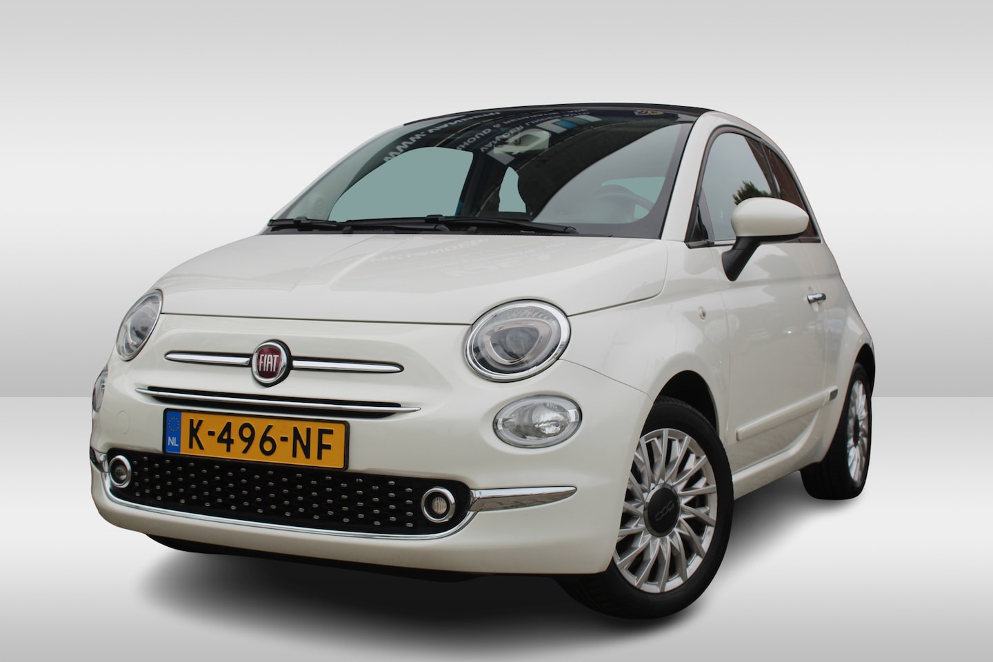 Fiat 500 C - 1.2 LOUNGE CABRIO Apple carplay/ Android auto l Cruise Control l PDC Achter l Airco l Blue - AutoWereld.nl