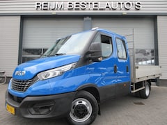 Iveco Daily - 40c18 3.0, 180pk, Euro 6, DC, Openlaadbak, Oprijwagen, Oprijauto, Airco