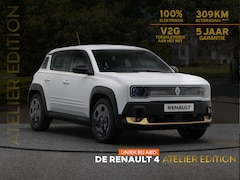 Renault 4 - 4 Atelier Edition urban range 40 kWh | Uniek bij ABD | Lederen bekleding | Gouden accenten