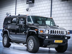 Hummer H2 - 6.0L V8 | Zwart leder | Schuif Kanteldak | LPG | Groot rijbewijs | Marge