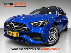 Mercedes-Benz C-klasse - 300 e AMG BLACK-LINE 313PK SOH-TEST/LUCHTVERING/PANO/V-COCKPIT/NAVI/DAB/CARPLAY/CAM///