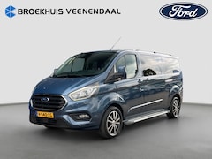 Ford Transit Custom - 300 2.0 170pk TDCI L2H1 Limited DC | Trekhaak | 2x Schuifdeur | Camera | Leder | Stoelverw