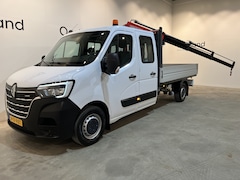 Renault Master - 2.3 dCi 145 PK L3 Open Laadbak / Fassi Kraan / Euro 6 / Airco / Trekhaak / Cruise Control