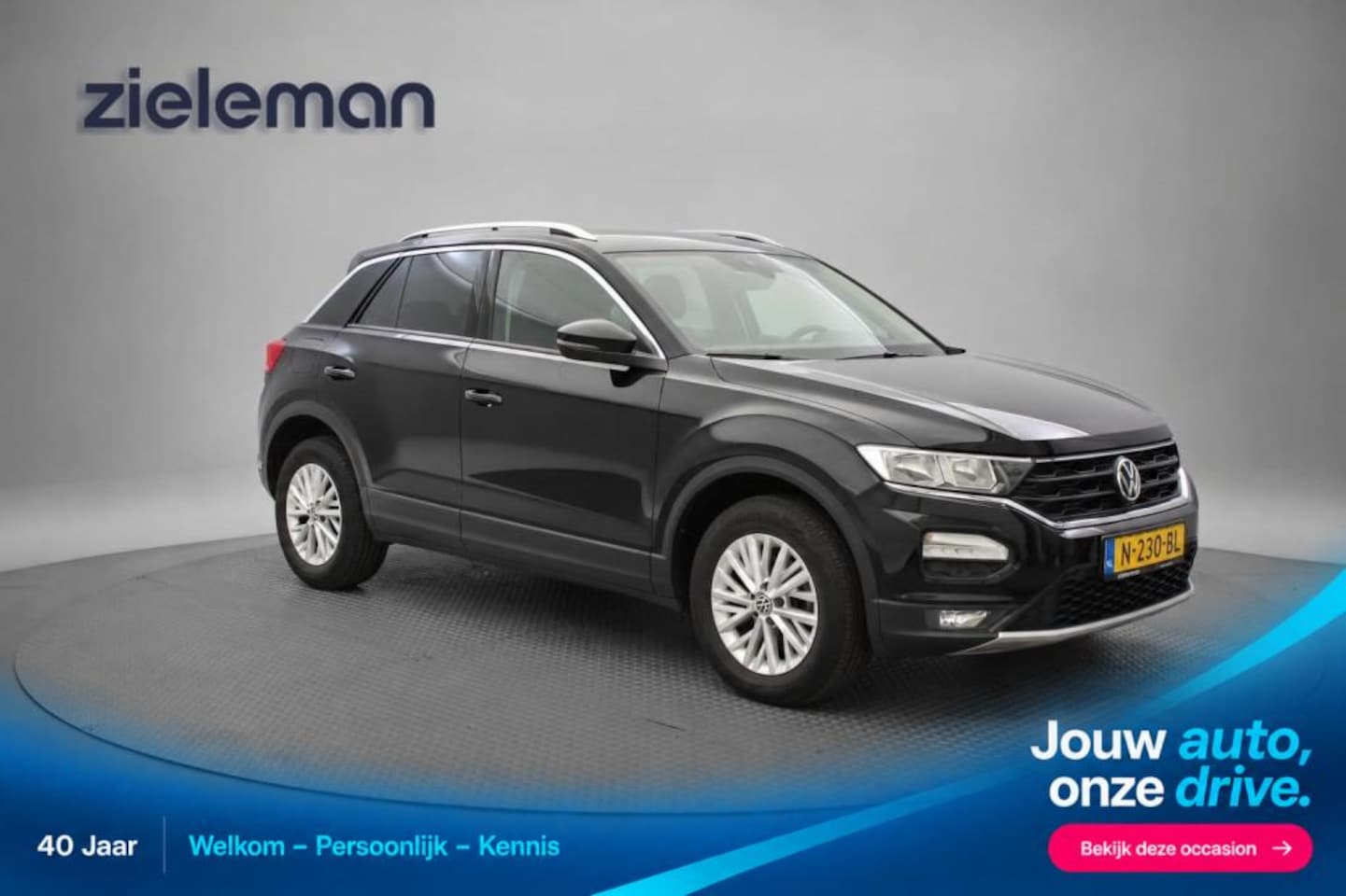 Volkswagen T-Roc - 1.0 TSI Style - Carplay, Navi, Adapt. Cruise, PDC - AutoWereld.nl