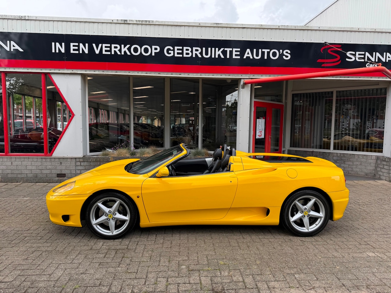 Ferrari 360 - 3.6 V8 Spider F1- Giallo Modena - NAP - Inr Mog - AutoWereld.nl