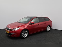 Peugeot 308 SW - 1.2 PureTech Style/ D-Riem verv: 128.000 KM/ DEALER ONDERHOUDEN/ Trekhaak/ Panorama-Dak/ D